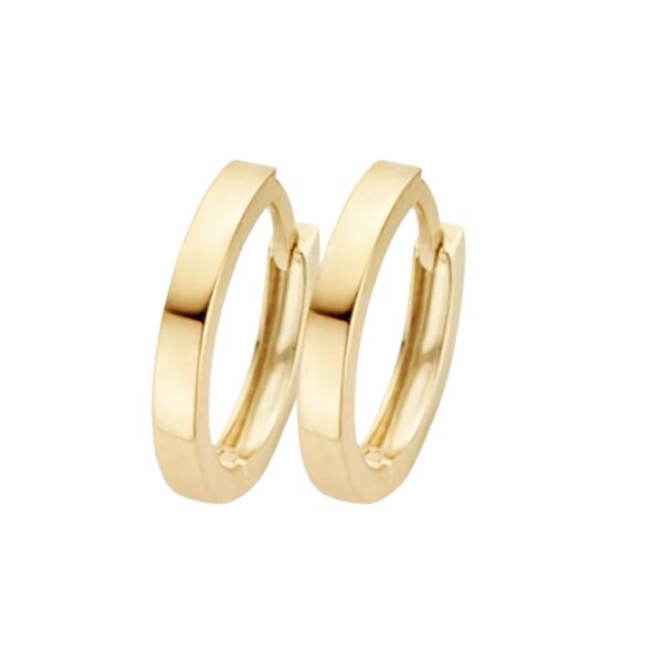 Ohrschmuck 14 Karat Gelbgold Kreolen