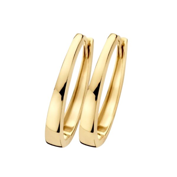 Ohrschmuck 14 Karat Gelbgold Kreolen
