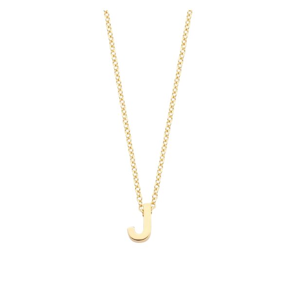 Halsschmuck 14 Karat Gelbgold Buchstabe "J"