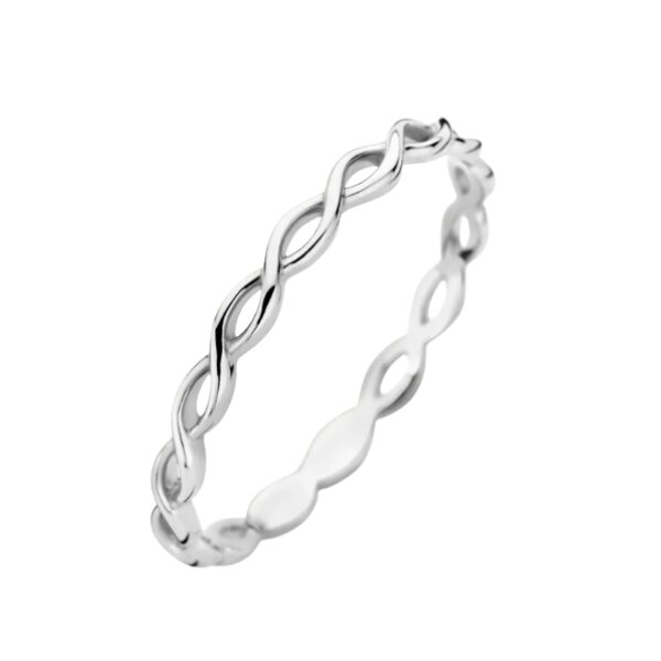 Ring 14 Karat Weissgold