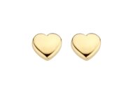 Ohrschmuck 14 Karat Gelbgold Herz