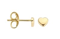 Ohrschmuck 14 Karat Gelbgold Herz