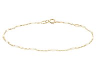 Armschmuck 14 Karat Gelbgold Kunstharzsteine