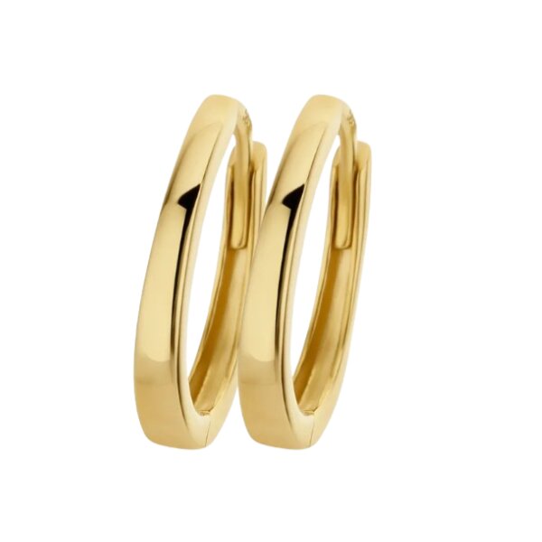 Ohrschmuck 14 Karat Gelbgold Kreolen