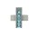 Ring Edelstahl 5 x Topas blau