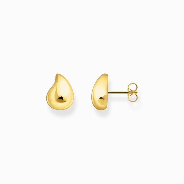Ohrschmuck 925 Silber gelbvergoldet Tropfen
