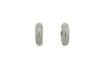 Ohrschmuck 925 Silber rhodiniert Zirkonia