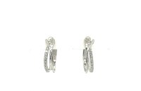 Ohrschmuck 925 Silber rhodiniert Zirkonia