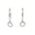 Ohrschmuck 925 Silber rhodiniert Zirkonia