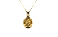 Anh&auml;nger 14 Karat Gelbgold Schutzengel