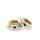 Ohrschmuck 14 Karat Gleb/Weissgold Kreolen
