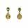 Ohrschmuck 14 Karat Gelbgold Lemon Quarz Peridot