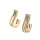 Ohrschmuck 14 Karat Gelb/Weissgold Brillanten 0,08ct Kreolen