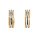 Ohrschmuck 14 Karat Gelb/Weissgold Brillanten 0,08ct Kreolen