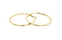 Ohrschmuck 14 Karat Gelbgold Kreolen