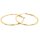 Ohrschmuck 14 Karat Gelbgold Kreolen