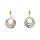 Ohrschmuck 14 Karat Gelb/Weissgold Brillanten 0,05ct