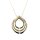 Anh&auml;nger 14 Karat Gelb/Weissgold Brillanten 0,04ct