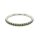 Ring 18 Karat Weissgold 19  Brillanten gr&uuml;n 0,18ct