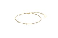 Armschmuck 925 Silber rhodiniert gelb vergoldet Zirkonia