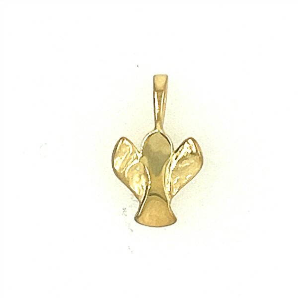 Anh&auml;nger 14 Karat Gelbgold Schutzengel