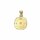 Anh&auml;nger 14 Karat Gelbgold Taufuhr mit Brillant 0,01ct