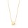 Halsschmuck 14 Karat Gelbgold Buchstabe K