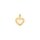 Anh&auml;nger 14 Karat Gelbgold Herz mit Brillant 0,02ct W si