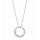 Halsschmuck 14 Karat Weissgold 19 Brillanten 1,00ct W si