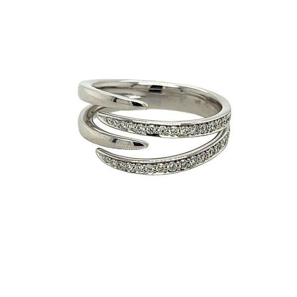 Ring 14 Karat Weissgold Brillanten 0,30ct G si