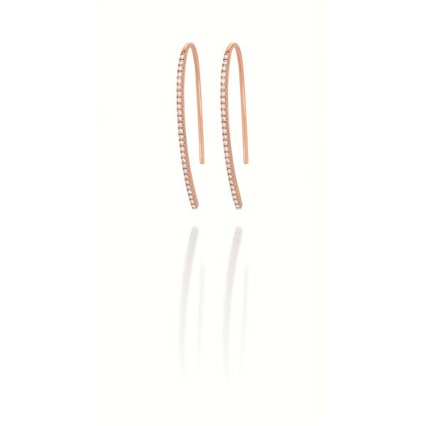 Ohrschmuck 14 Karat Gelbgold Brillanten 0,26ct G vs