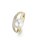 Ring 18 Karat Gelbgold 13 Brillanten 0,065ct G vs S&uuml;sswasserperle