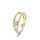 Ring 18 Karat Gelbgold 46 Brillanten 0,22ct Diamanttropfen 0,14ct G vs