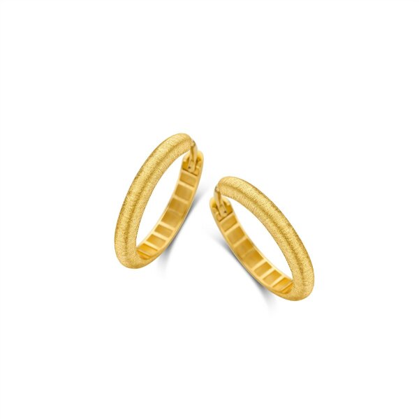 Ohrschmuck 18 Karat Gelbgold Kreolen
