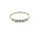 Ring 18 Karat Weissgold 15 Brillanten 0,05ct G vs Herzen