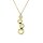 Halsschmuck 14 Karat Gelbgold Brillanten 0,09ct G vs