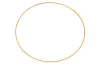 Halsschmuck 18 Karat Gelb/Weissgold Brillant 0,02ct G vs