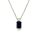 Halsschmuck 14 Karat Weissgold  lolith 7x5mm