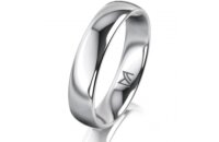 Ring 18 Karat Weissgold 4.5 mm poliert