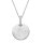Halsschmuck 925 Silber rhodiniert  mit 6 Zirkonia