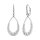 Ohrschmuck 925 Silber rhodiniert mit 146 Zirkonia