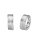 Ohrschmuck 925 Silber rhodiniert mit 28 Zirkonia Kreolen