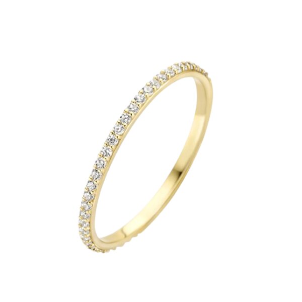 Ring 14 Karat Gelbgold mit Zirkonia