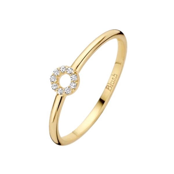 Ring 14 Karat Gelbgold mit Zirkonia