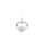 Anh&auml;nger 14 Karat Weissgold  Herz Brillanten 0,015ct
