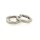 Ohrschmuck 925 Silber rhodiniert Kreolen