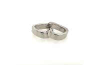 Ohrschmuck 925 Silber rhodiniert Kreolen