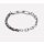 Coeur de Lion Armband Precious Fusion link chain braun-silber