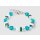 Coeur de Lion Armschmuck GeoCUBE&reg; Iconic Precious Armband silber-gr&uuml;n Edelstahl