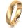 Ring 14 Karat Gelbgold 4.5 mm sandmatt